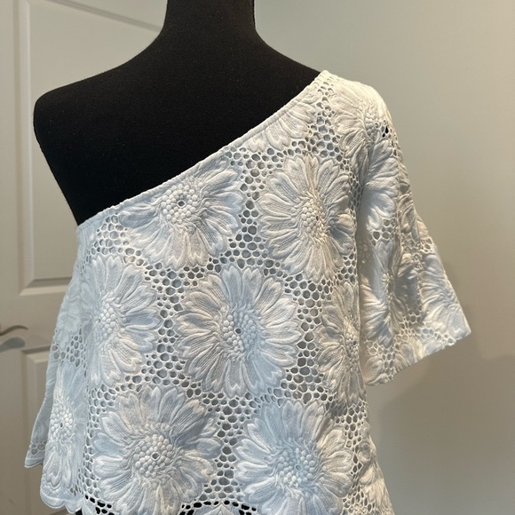 n/nicholas Sunflower one shoulder top - Picture 4 of 6